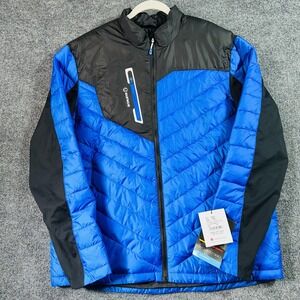 Sunice 3M Thinsulate Franz Puffer Thermal Jacket Men's XL Blue Featherless Light